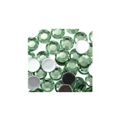 Štras perla 4 mm svetlo zelena