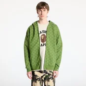 Mikina A BATHING APE College Monogram Relaxed Fit Shark Full Zip Hoodie Green S