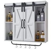 VEVOR Kopalniška viseča omarica 78x22x775 cm bela