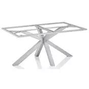 Okvir za mizo KETTLER X-LEG 160x95 cm – srebrn