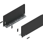 BLUM LEGRABOX pure stranica predala, višina C, NL 400mm, karbon črna, mat