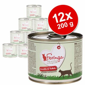 Ekonomicno pakiranje Feringa menu duo vrste 12 x 200 g - kunic i puretina s pasjim trnom i macjom travom
