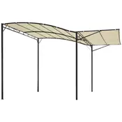 Homestar Zložljiv stranski strešni nadstrešek 300x250x200 cm črne barve