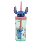 shumee POS Stitch 38247 3D steklenica s slamico 360 ml