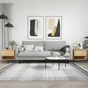 vidaXL Klubska mizica 2 kosa sonoma hrast 50x46x50 cm inženirski les