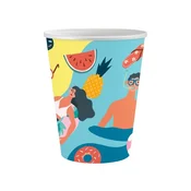 shumee Poletni papirnati kozarčki - Lets Party 250ml 6 kosov