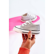 Childrens sneakers knotted silver Wella