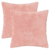 vidaXL Prevleka za blazino 2 kos HEERLEN Roza 45 x 45 cm