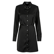 Karl Lagerfeld Kratke obleke karl charm satin shirt dress Večbarvna