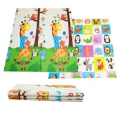 Monkey Gym Zložljiva podloga za otroke igralna 150x180x1cm - živali/žirafa, (5000077182)