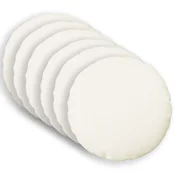 vidaXL Prevleka za blazino 6 kos HEERLEN Bela O 40 cm Blago