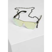 103 Chain sunglasses black/gold mirror