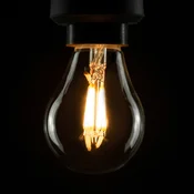 SEGULA LED sijalka E14 3W 2.200K z možnostjo zatemnitve, prozorna