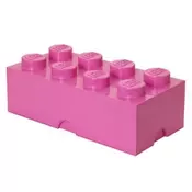 LEGO spremnik Brick 8 40041739 ljubicasti