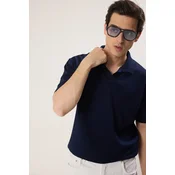 Trendyol Muška majica Tmnss25Po00008, Tamnoplava