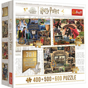 Trefl Puzzle Harry Potter: Turnir treh čarovnikov, Bradavičarke in Bradavičarke 400 + 500 + 600 kosov