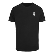 Mens T-shirt Peace Hand - black