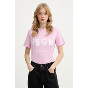 Bombažna kratka majica MSGM
