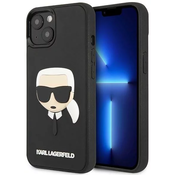 Karl Lagerfeld Karl Lagerfeld 3D Rubber Karl`s Head - Ohišje za iPhone 14 Plus (črno)