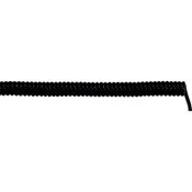 LappKabel Spiralni kabel UNITRONIC® SPIRAL 500 mm / 2000 mm 6 x 0.14 mm črne barve LappKabel 73220224 5 kos