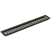 Prezračevalna rešetka 2000 x 130mm bronasto eloksirana