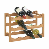 Stojalo za 12 steklenic Wenko Norway Walnut