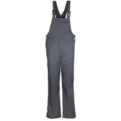 MONSUN Radne pantalone Klasik na tregere/ siva