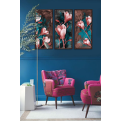 WALLXPERT Dekorativna uramljena MDF slika (3 komada) Artsmdfdkset8
