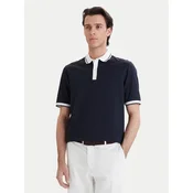 Bugatti Polo majica 8150-75112C Mornarsko modra Regular Fit