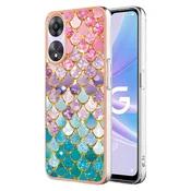 HAOYE ovitek za OPPO A78 5G/A58 5G/A58X – barvit TPU silikonski ovitek z vzorcem, tanek in odporen proti udarcem
