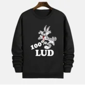 MAFIMI Muški duks 100% Lud, Crni