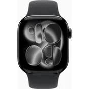 Apple Watch Series 11 42mm (GPS + Cellular) Alluminium Case Jet Black with Sport Band Midnight Crni