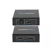 HDMI spliter 1/2 1080P 3D V1.4 aktivni ( 55-001 )