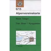Alpenvereinskarte Khan Tengri, Tien Shan, Kyrgyzstan