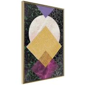 Poster - Squares and Circle 40x60