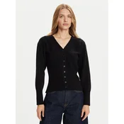Vero Moda Pletena jopica Saba 10334777 Črna Regular Fit