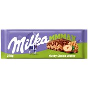 Čokolada MILKA MMMAX NUTTY CHOCO WAFER 270G