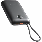 Swissten Powerbank Voltbox 35W 20000 mAh z USB-C in Lightning kablom - črn