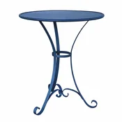 Casa Padrino Art Nouveau garden table blue A� 60 x H. 70 cm - Nostalgic garden furniture