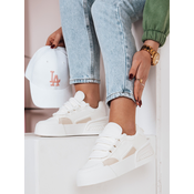 Sportowe sneakersy damskie KICKON białe Dstreet
