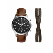 Ročna ura Fossil Townsman FS5967SET Brown/Silver