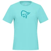 Norrona /29 cotton viking ženska majica, aqua haze (L)