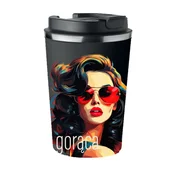 shumee Vrhunska termo skodelica s potiskom Vroča ženska kava 350 ml 0,35 l KT_041