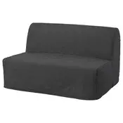 LYCKSELE LÖVAS Dvosed ležaj, Vansbro tamnosiva