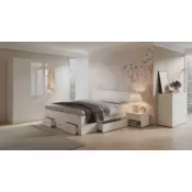 Krevet s ladicama Mons - 180x200 cm - bijela
