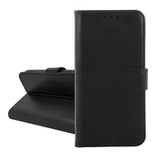 Motorola Edge 50 Neo 5G GIGAPACK stalak, kožni FLIP, stolni stalak, CRNA GP-171280