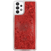 Puzdro s srčki za Samsung Galaxy A32 5G - Rdeča KP17858