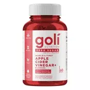 Goli Nutrition - Jabolčni kis brez sladkorja, 60 gumijastih bonbonov