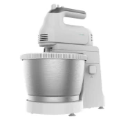 Cecotec Mešalnik-Gnetilnik za testo PowerTwist Steel 500W 3,5 L bela-nerjaveče jeklo