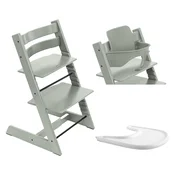 Stokke stol za hranjenje Tripp Trapp set 3v1 glacier green